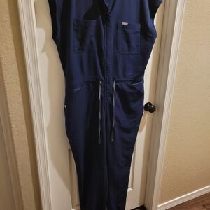 Figs Navy Blue Women's Jumpsuit